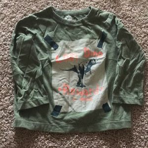 Lost Dino long sleeved 2t